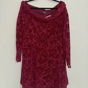 Wild Fable Red Floral Dress